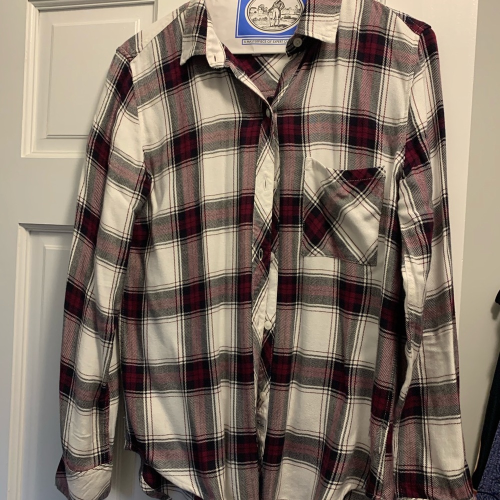 Rails plaid button down